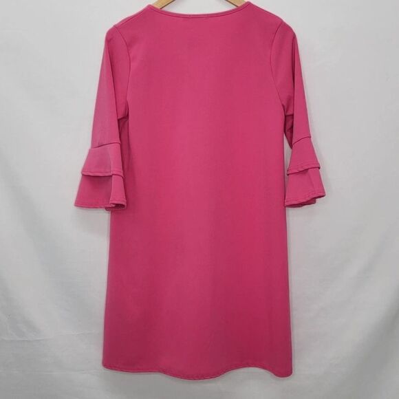 Boohoo Pink Straight Knee Length - Picture 11 of 14